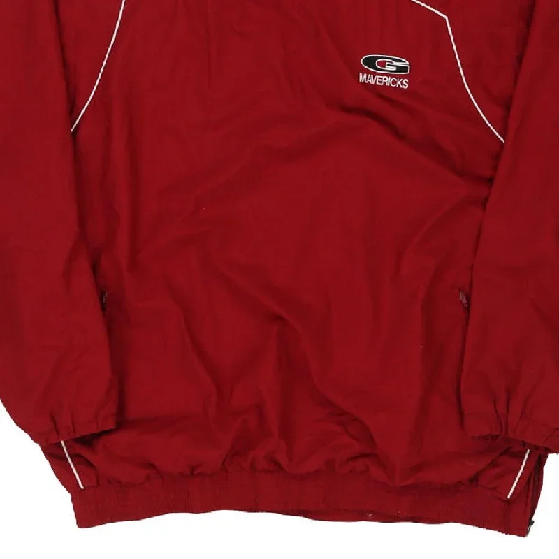 vintage-mavericks-russell-athletic-windbreaker-mens-burgundy-xx-large-343701