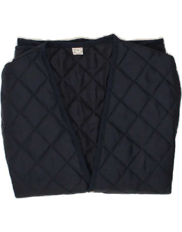 vintage-mens-quilted-gilet-2xl-navy-blue-polyamide