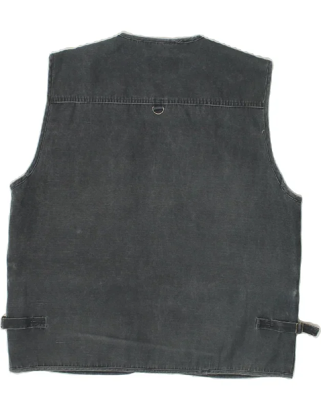 vintage-mens-utility-gilet-uk-40-large-grey-cotton