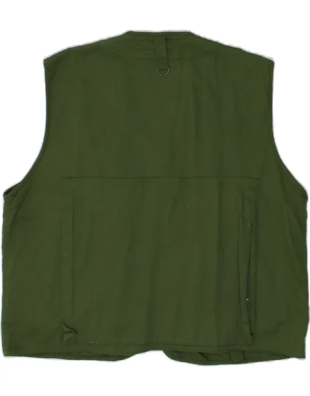 vintage-mens-utility-gilet-uk-42-xl-green-cotton