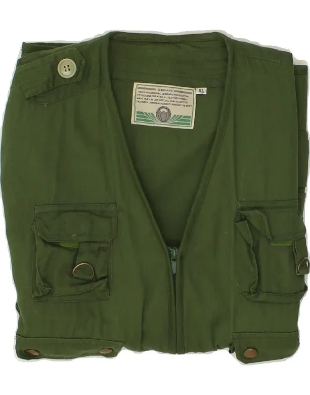 vintage-mens-utility-gilet-uk-42-xl-green-cotton