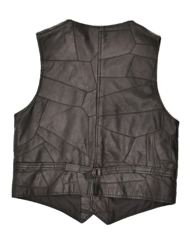 vintage-mens-waistcoat-xl-black