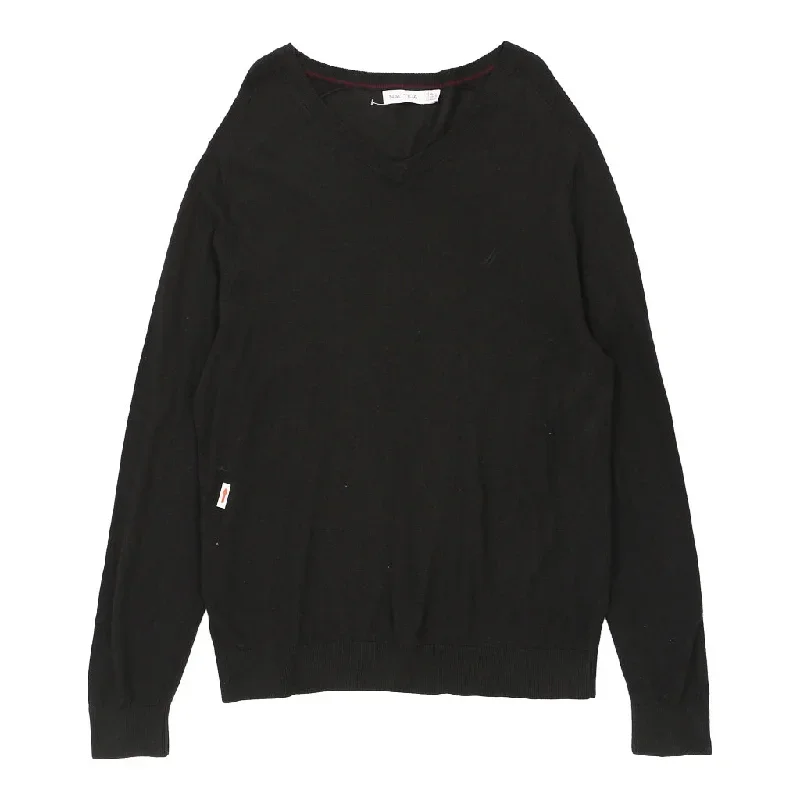 Nautica Jumper - XL Black Cotton