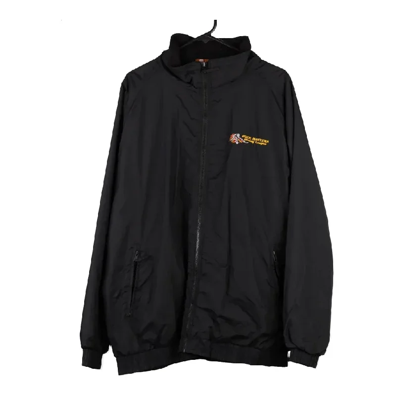 PUCK Masters Hockey :League Harriton Windbreaker - XL Black Nylon