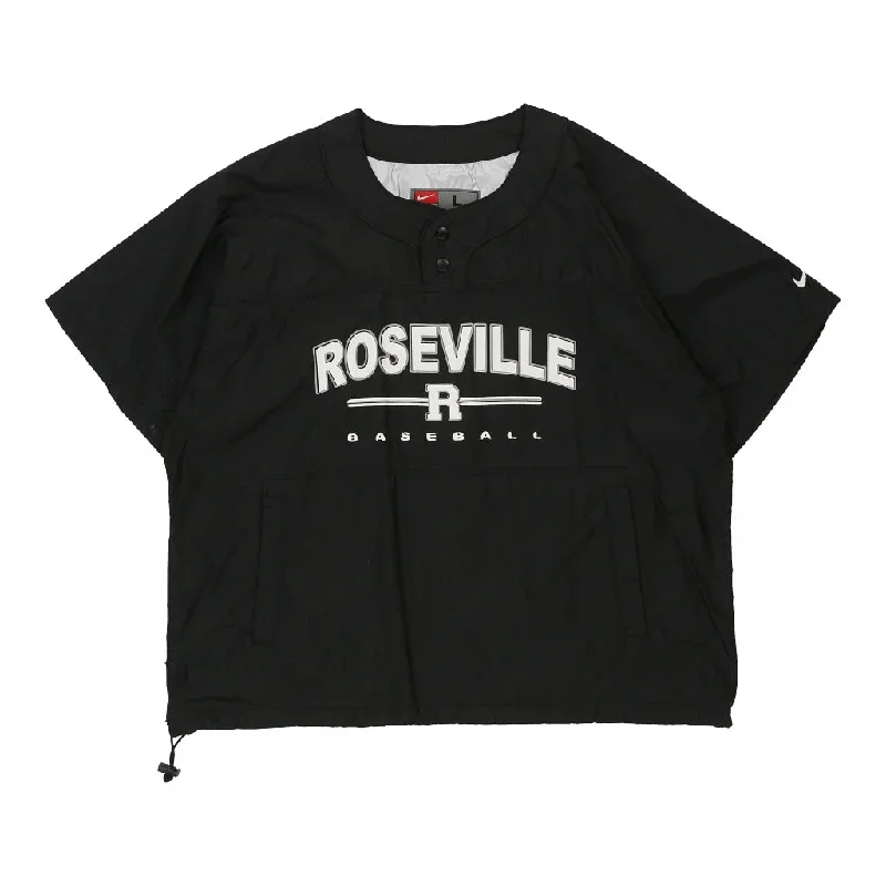 Roseville Baseball Nike Windbreaker - Large Black Polyester