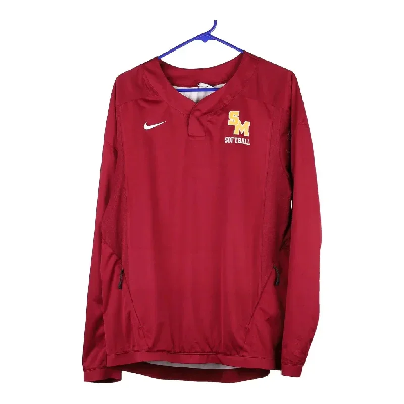 SM Football Nike Windbreaker - Medium Burgundy Polyester