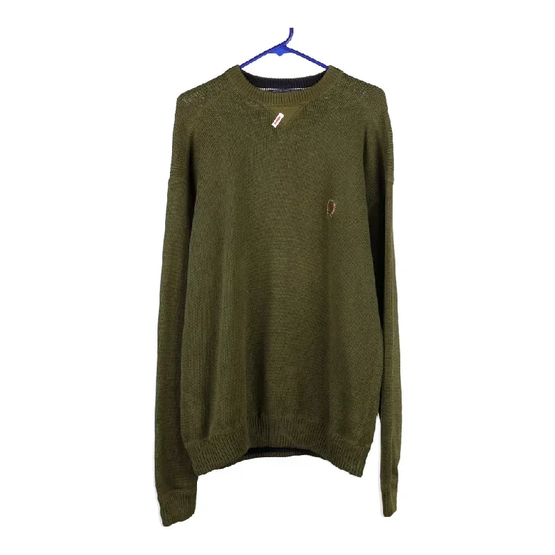 Tommy Hilfiger Jumper - XL Green Cotton