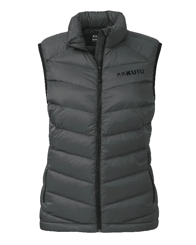 Women’s Super Down LT Vest | Gunmetal