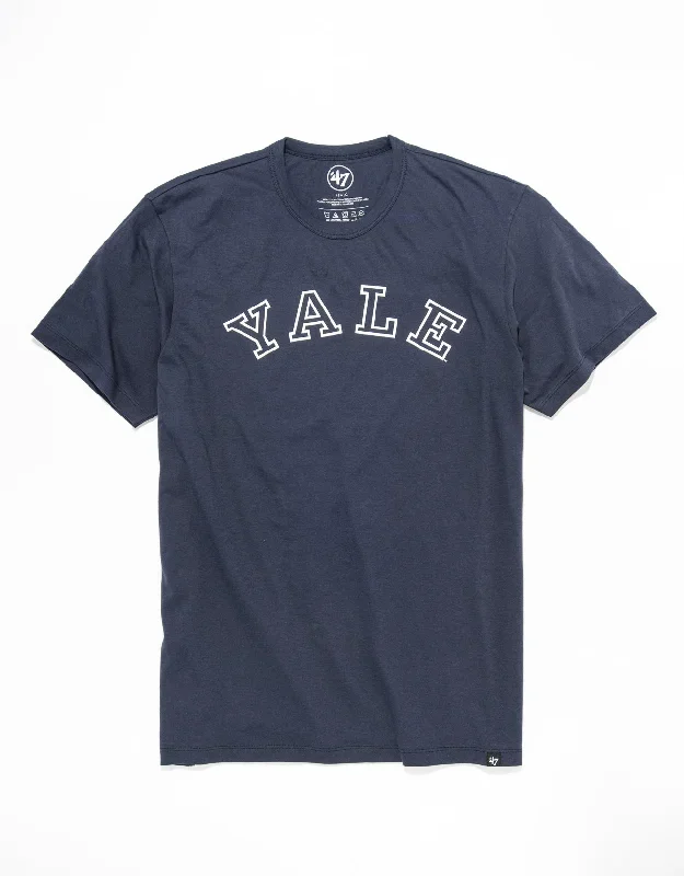 YALE UNIVERSITY SHORT SLEEVE T SHIRT - NAVY